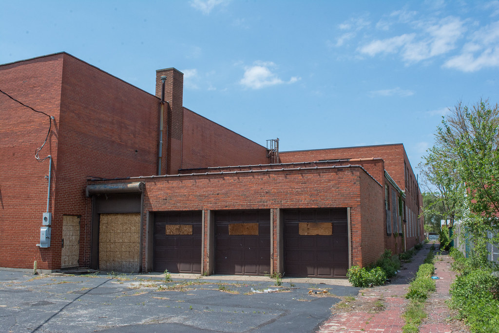 south and back facade - Mueller Electric Company Building