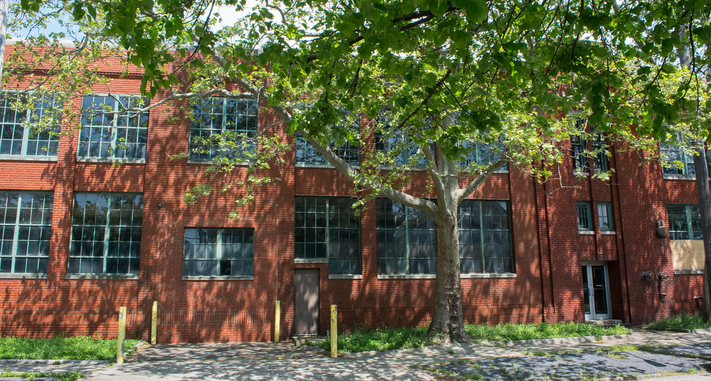north end of main facade - Mueller Electric Company Building