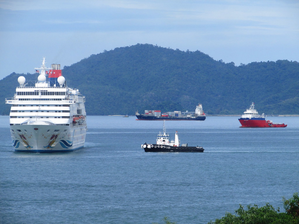 Vessels In Gaya Bay, Borneo